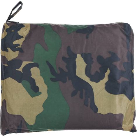Combinaison de pluie avec capuche 2 pcs Hommes Camouflage XXL (1/5)