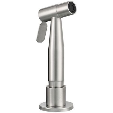 Robinet Cuisine avec Douchette Acier Inoxydable Robinet Cuisine Douchette Escamotable Mitigeur Cuisine Douchette Extractible Nickel Brossé (1/5)