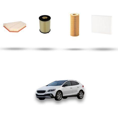 Kit tagliando 4 filtri compatibile con Volvo V40 II V40 Cross Country Dal 2.0 D4 130kw 2012 (1/5)