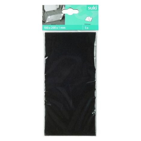 Fix-o-moll Piastra Feltro Sottile 100x200mm 5 marrone - Fix-o-moll