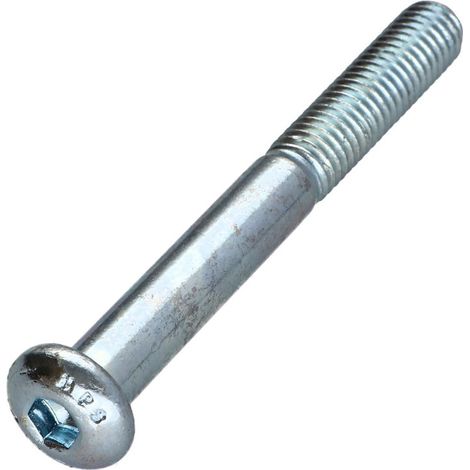 Vis métaux BHC (Tête Bombée Hexagonal creux) M8X80 Filetage partiel Classe 10.9 Clé de 5 HC5 Acier zingué-10 pièces