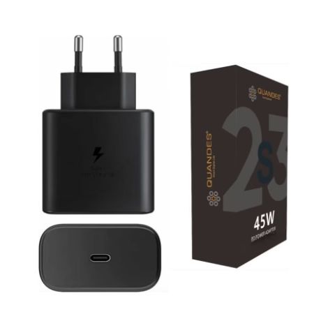 Chargeur de voyage ultra-rapide 45 W USB-C pour S23 Ultra et S22 Ultra (sans câble) (1/5)