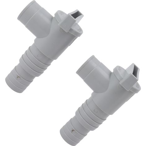 PVC-Absperrventil für Pools – einfache Installation – ersetzt 32-mm-Schlauchanschlüsse in Pools (1/5)