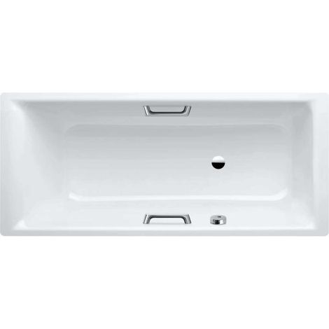 Kaldewei Ambiente - Rechteckige Badewanne Puro Star 699, 190x90 cm, mit Grifflöchern, seitlichem Überlauf, weiß 259900010001 (1/2)