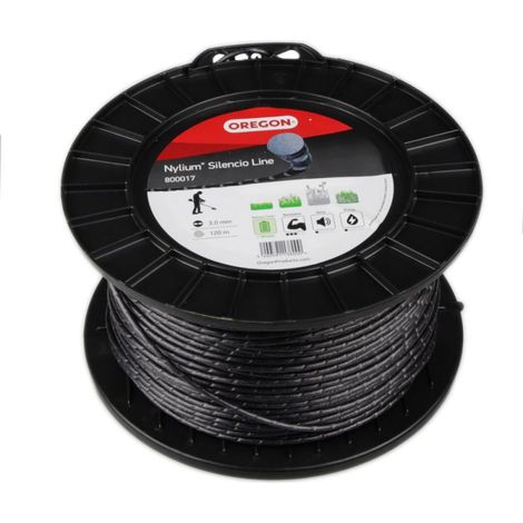 Bobine de fil nylon Oregon Nylium 3 mm x 120 m Ondulé Blister (1/5)