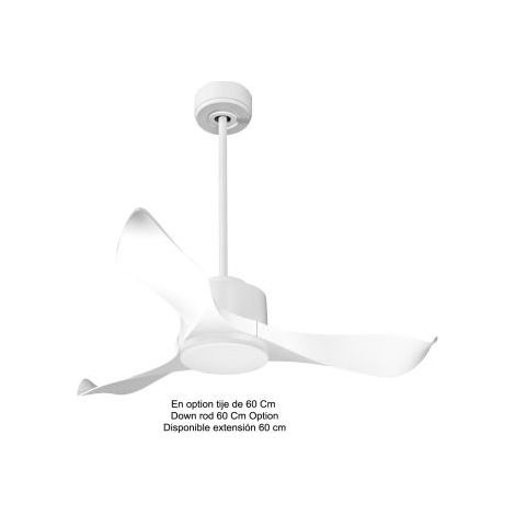 Modulo de KlassFan - Ventilateur de plafond DC Led Blanc pales blanches thermostat idéal 16 à 25 m² KlDC4P1WiL1Wi (1/5)