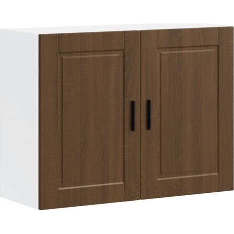 Maison Exclusive - Pensile da Cucina Porto Rovere Marrone in Legno Multistrato