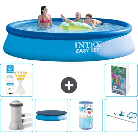 Intex Piscina Easy Set Rotonda - 396x84 cm - 7-pezzi  S304