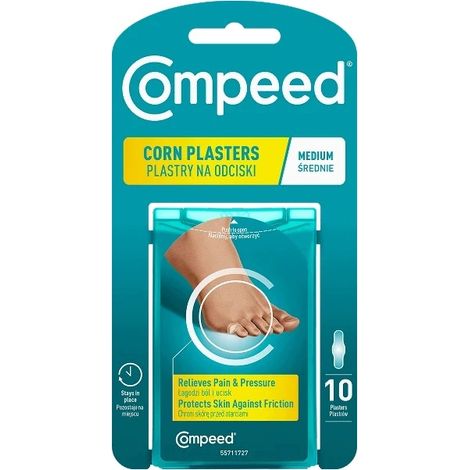 Compeed Hühneraugenpflaster, mittelgroß, 10 Stück.