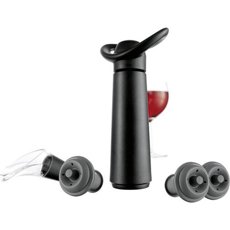 VACU VIN Weinpumpe Vakuum Wine Saver 5er Set