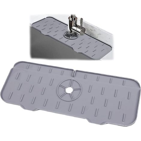Tapis De Robinet, Tapis pour Robinet De Cuisine, Tapis Absorbant pour Robine, La Protection Anti-éclaboussures pour évier de Cuisine Protège Les Comptoirs de Salle de Bain (1/5)