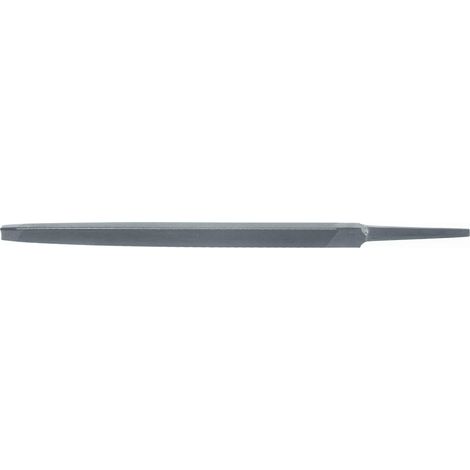 Mob Outillage – Lime triangulaire 200 mm – Acier carbone 1,3-1,4% – Dureté 65 HRC – Pour finitions précises et matériaux durs (1/4)