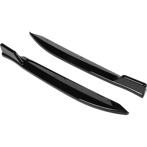 2 Pièces Diffuseur Arrière Lèvre Bas Inférieur Spoiler Kit Carrosserie pour Série 5 G30 M-Technic 525i 530i 540i 2017-2022 Noir Brillant (1/5)