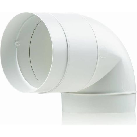 Coude FFø 125 mm pour conduit de ventilation