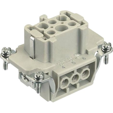HARTING 09330062701 Inserto femmina Han® E 6 + PE A vite 1 pz. (1/3)