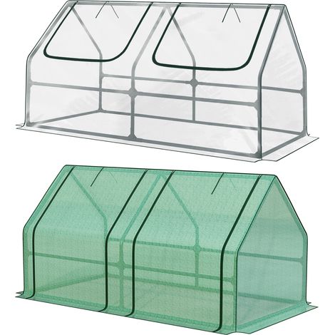 Aoodor Portable Mini Greenhouse Kit Outdoor Gardening Planter House (1/4)