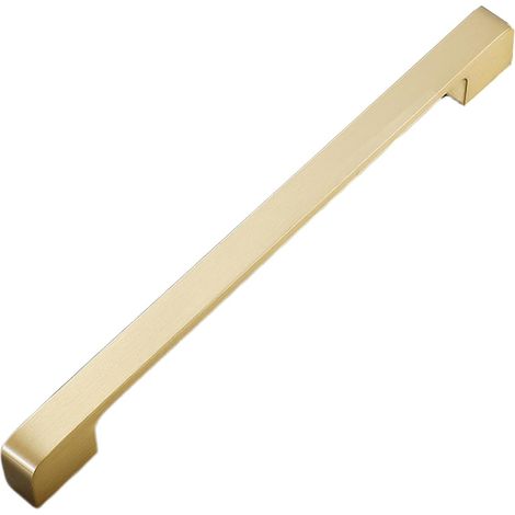 Poignées de tiroir en laiton pour armoire, poignée carrée longue (1/5)