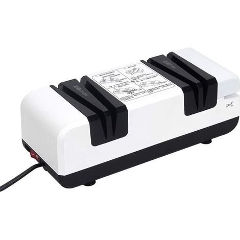 Ulisem Professioneller 3-stufiger elektrischer Messerschärfer, Scherenschärfer für den Heim- und Küchengebrauch, Kochmesserschärfer für gerade Messer für Küchenmesser, Scheren, Dest (1/4)