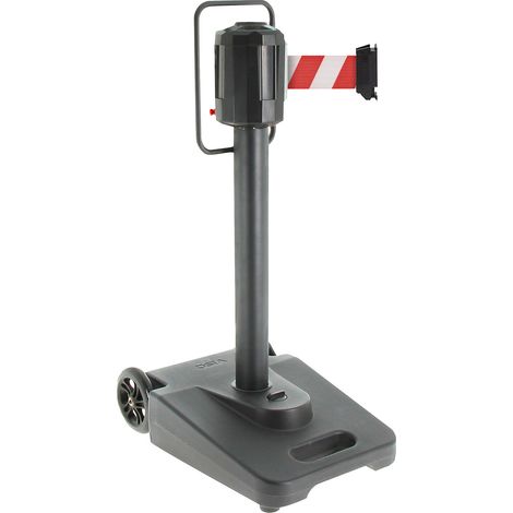 VISO, Barrière à sangle mobile, 1 sangle de 15 m, rouge/blanc (1/2)