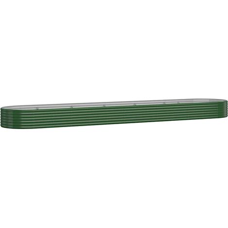Maison Exclusive - Hochbeet Verzinkter Stahl 507x100x36 cm Grün (1/5)
