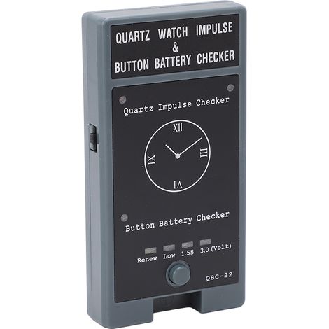 Tragbarer Quarzuhrentester, Batterie- und Pulsprüfer, Diagnosewerkzeug für Uhrmacher, Testknopf, Bewegungsmelder, Präzisionssteuergerät. (1/5)