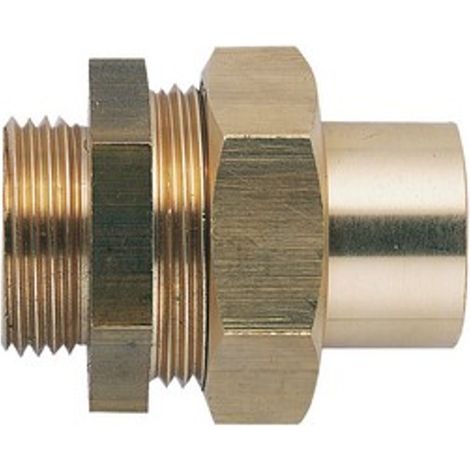 Union droit fer cuivre mâle à souder - 341GCU 26X34 - 28