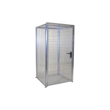 Bauer Gasflaschen-Container GFC-M0/D mit Dach und Flügeltor für 16x Gasflaschen Ø 230 mm (1/2)