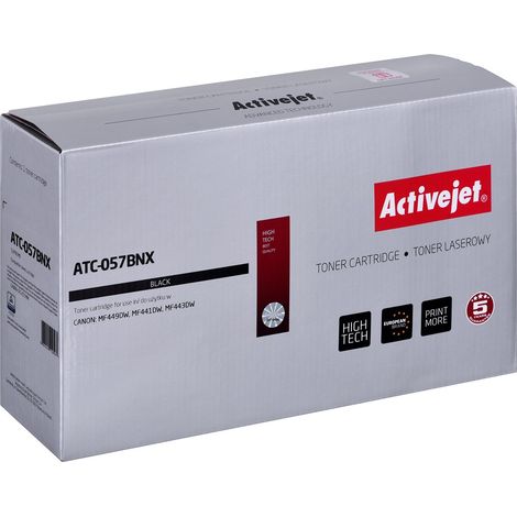 Toner Activejet per Canon CRG-057HBK, nuovo modello ATC-057BNX. (1/2)