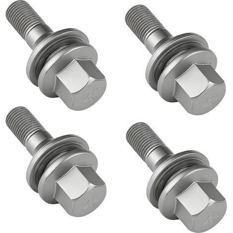 M12x1.25 Boulons de Roue en Acier au Carbone, Boulons D'automobile, Boulon à Ecrou de Roue Hexagonal, pour C2 C3 C4 C5, 206 207 208 308 407 (1/5)