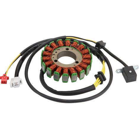 Replacement ignition coil for the high-voltage stator coil of Kawasaki Vulcan 400 500 EN400 EN500 EX400 EX500 KLE400 motorcycles.--DTEKGAZ