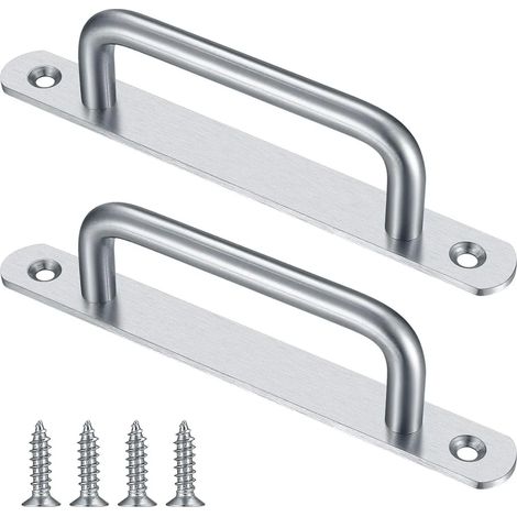 Schiebetürgriffe – Edelstahl – 2er-Pack – 160 mm (1/4)
