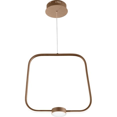 Suspension LED dimmable design moderne Alfa Grande - Or (1/2)