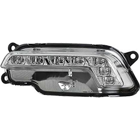 Grille de pare-chocs inférieure avec feux de jour à LED (DRL) pour Mercedes-Benz W212 E300 E350 E500 (2009-2013) (1/4)