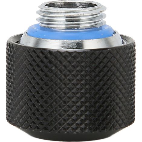 Raccord à Compression en Laiton Premium pour Ordinateur - Installation Rapide et Durable, Noir (1/5)