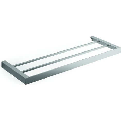 Inda - Indissima-Tüchhalter aus gebürstetem Stahl L.61,7 cm (1/2)