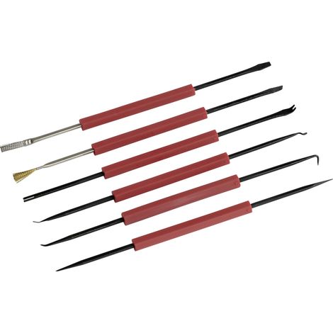 TOOLCRAFT LNS-151 Platinenbesteck 6teilig (L x B) 180 mm x 10 mm 1 Set