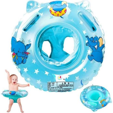 Anneau Natation Piscine Bébé Eléphants BaignoirePVC Matériel Sécurité (1/4)