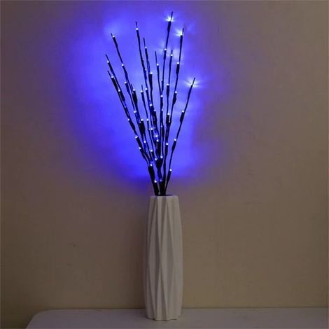 Lampe Branch - Guirlande Lumineuse à 20 Ampoules LED - 70 cm - Alimentée par Piles - Décoration Intérieure et Extérieure (1/2)