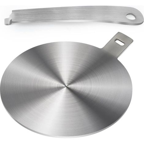 Adattatore per piano cottura a induzione da 13 cm, per caffettiere moka, macchine da caffè e utensili da cucina, con manico rimovibile.