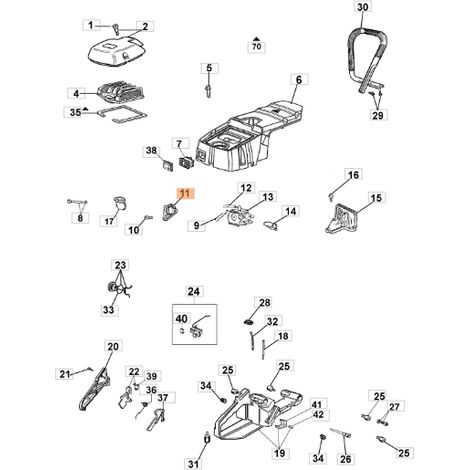 Flangia motosega modelli 956 GS630 ORIGINALE OLEOMAC 50010028R 50010028