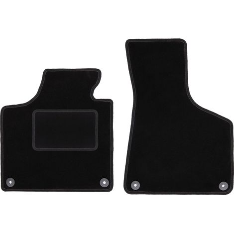 Tapis avant noirs pour Audi A3 8P berline, sportback, cabriolet (2003-2011)