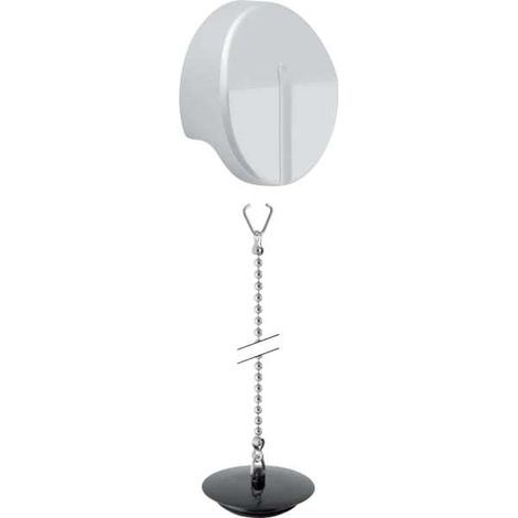 Geberit Betätigungsrosette mit Ventilstopfen und Kette, 255.108.00.1 (1/5)