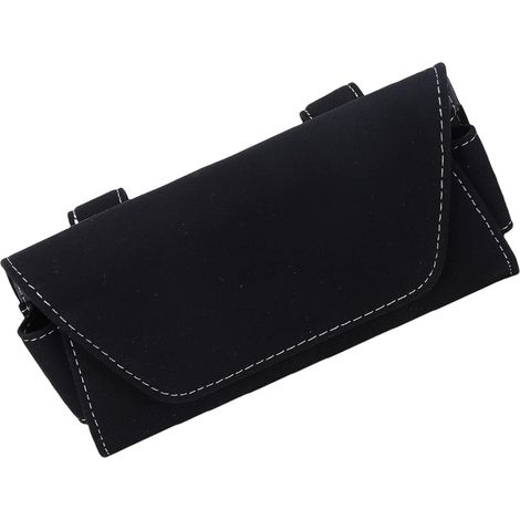 Pare-Soleil de Voiture, Lunettes de Soleil, Organisateur de Cartes de Billets, Cuir PU Noir, adapté aux Voitures, Camions, SUV (1/4)