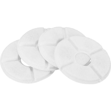 4 Filtres à Charbon Actif de Rechange pour Fontaine à Eau Animaux - Accessoires pour Chats et Chiens (1/5)