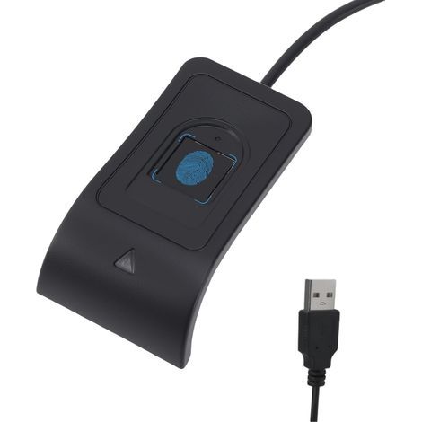 1 Lecteur D'empreintes USB, Scanner Biométrique 360°, Reconnaissance 0,5s, Pour Windows Android Linux (1/5)