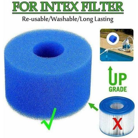 Filtres en mousse pour spa - Unbrand - Lot de 8 filtres - Type S1 - Réutilisables - Dimensions 108x73 mm (1/5)