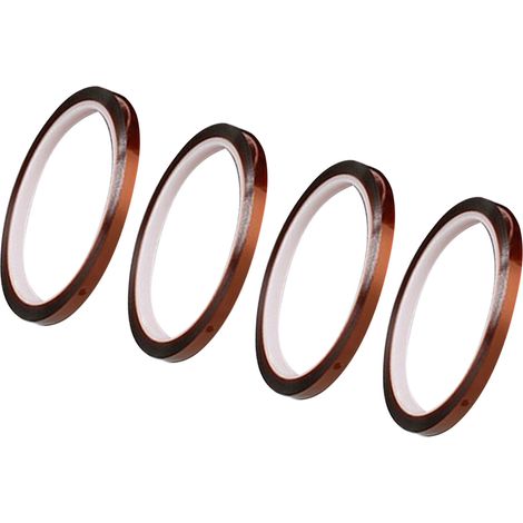 Rouleaux de rubans thermiques de 0,5 cm x 33 m, rubans isolants à sublimation résistants aux hautes températures (1/5)