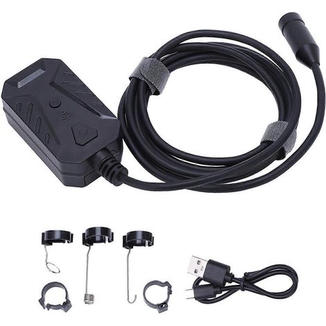 Caméra endoscopique industrielle, autofocus, étanche, 5 MP, câble flexible, 4 LED (1/4)