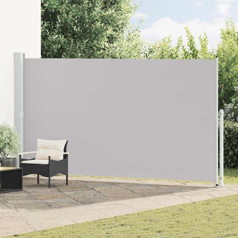 Seitenmarkise Ausziehbar 200x500 cm Grau