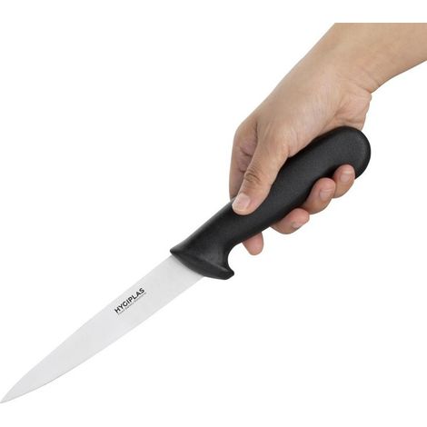 Couteau à filet noir 160mm - HYGIPLAS (1/3)